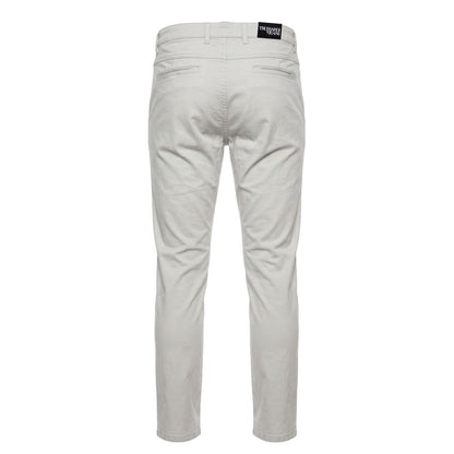 Grey Cotton Men Pants