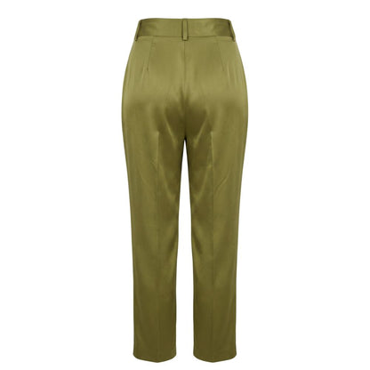Green Viscose Women Pants