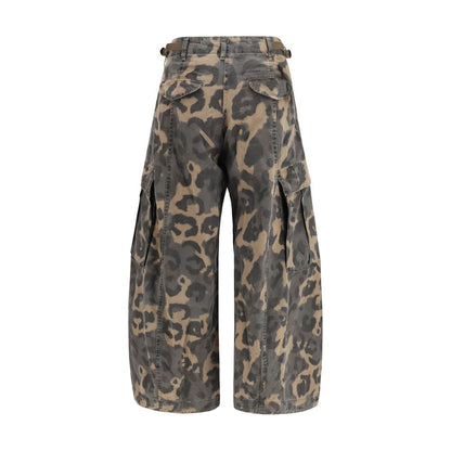 Multicolor Cotton Cargo Shorts