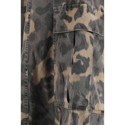 Multicolor Cotton Cargo Shorts