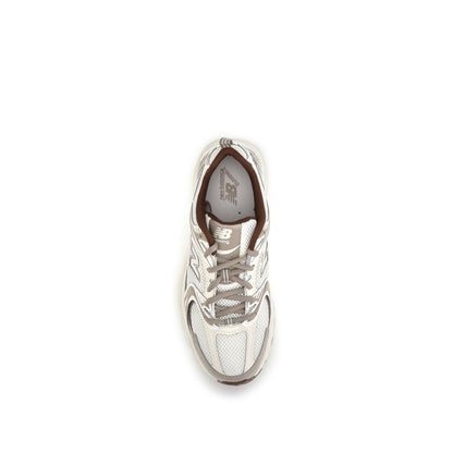 Silver Fabric Athletic Sneakers