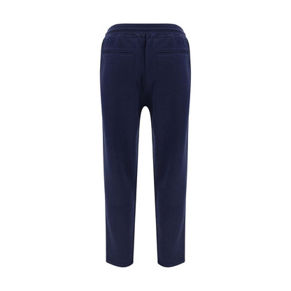 Blue Cotton Joggers (Workout Pants)