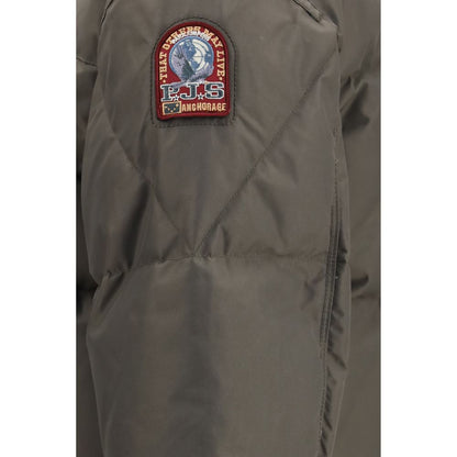 Bicolor Polyamide Full-Length Jacket