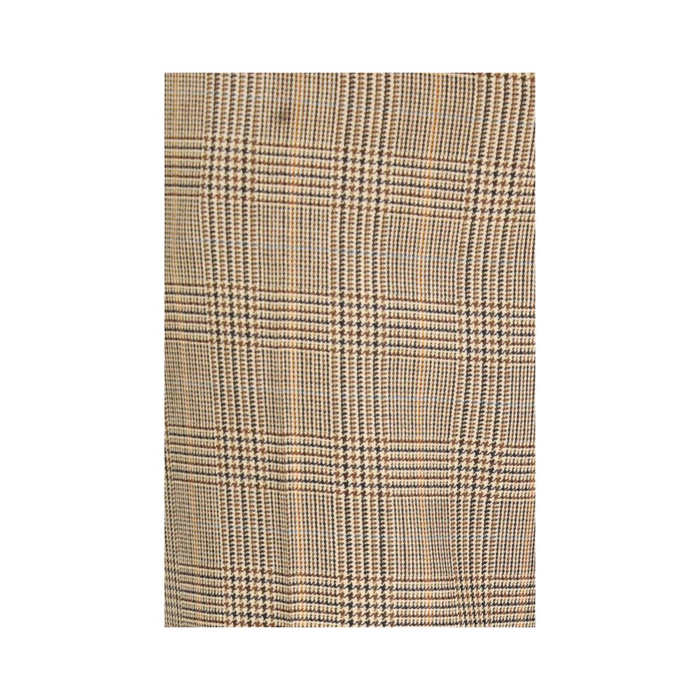 Beige Wool Oves Aries Flared Pants