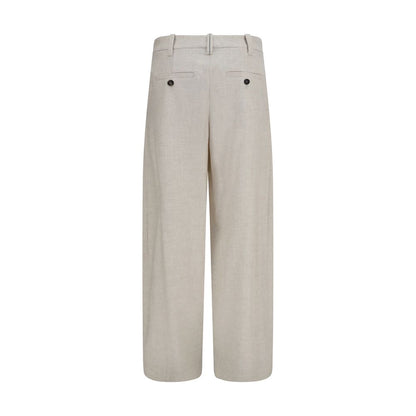 Beige Wool Oves Aries Dress Pants
