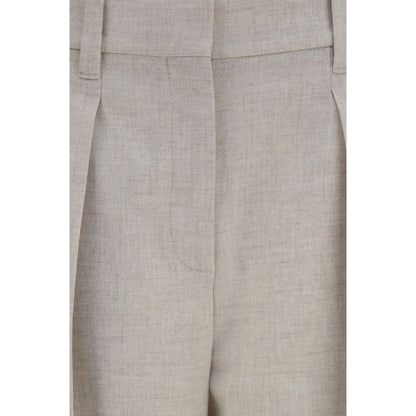 Beige Wool Oves Aries Dress Pants
