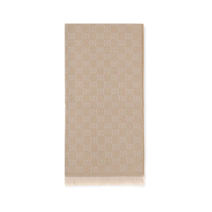 Beige Wool Oves Aries Foulard