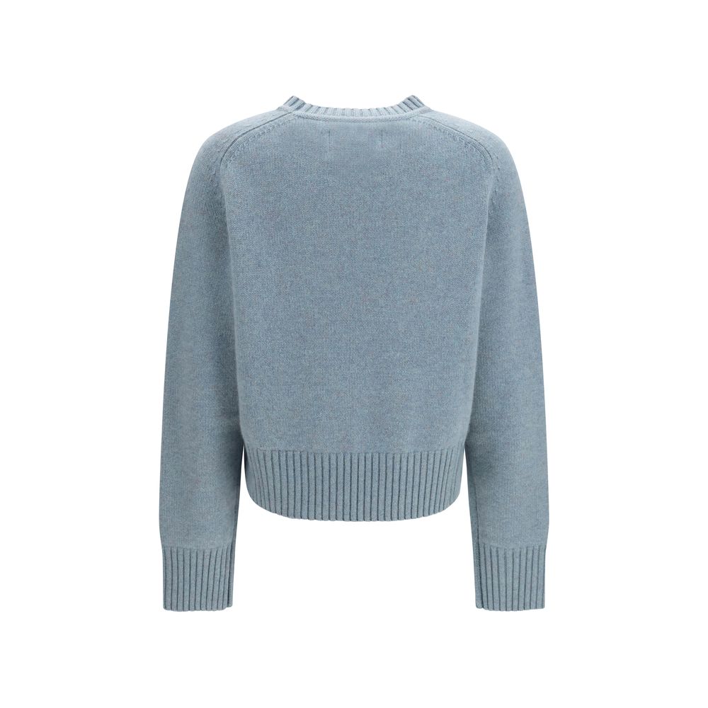Blue Cashmere Sweatshirt