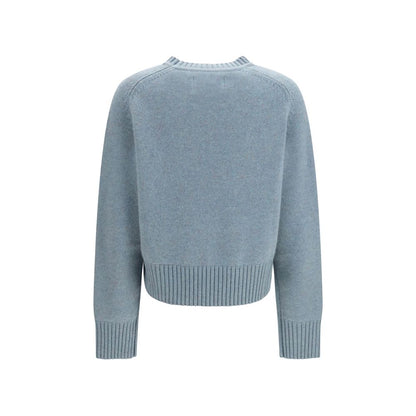 Blue Cashmere Sweatshirt