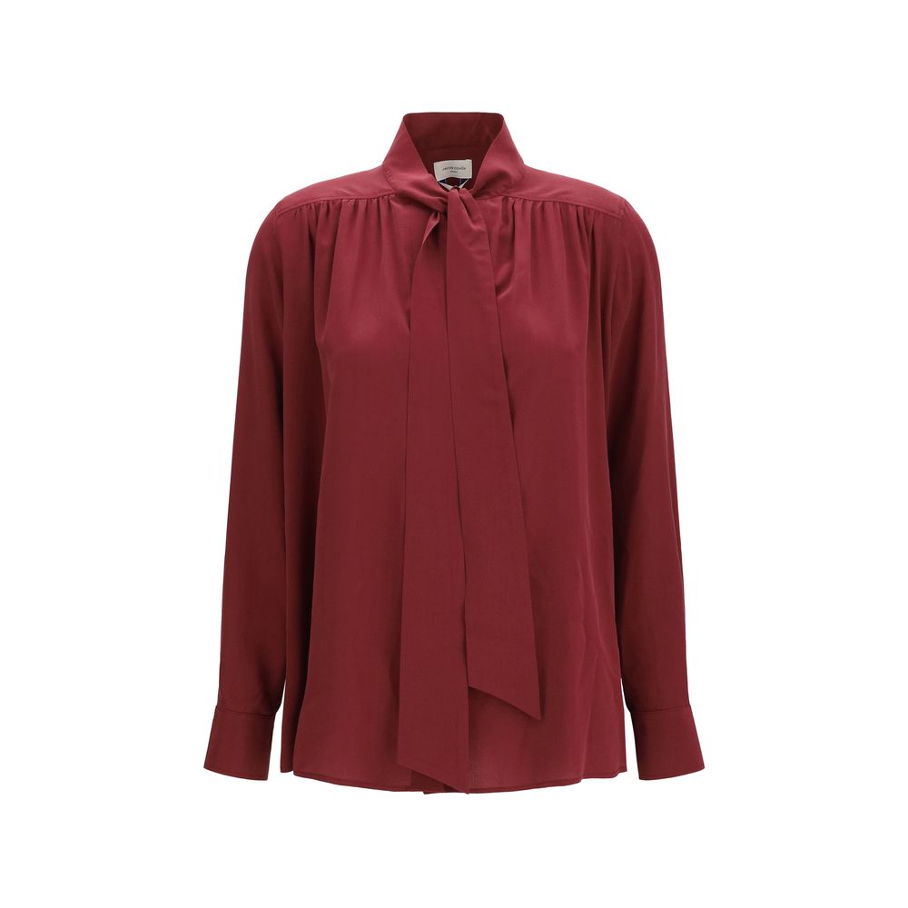 Bordeaux Silk Blouse