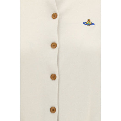 White Cotton Cardigan