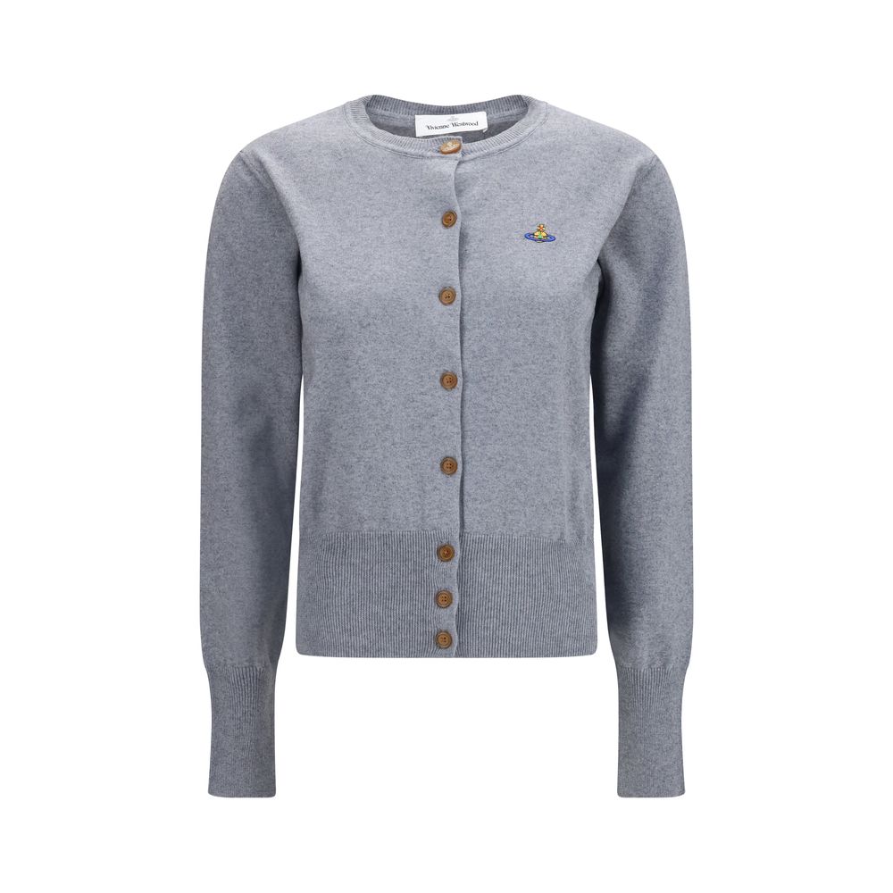 Gray Cotton Cardigan