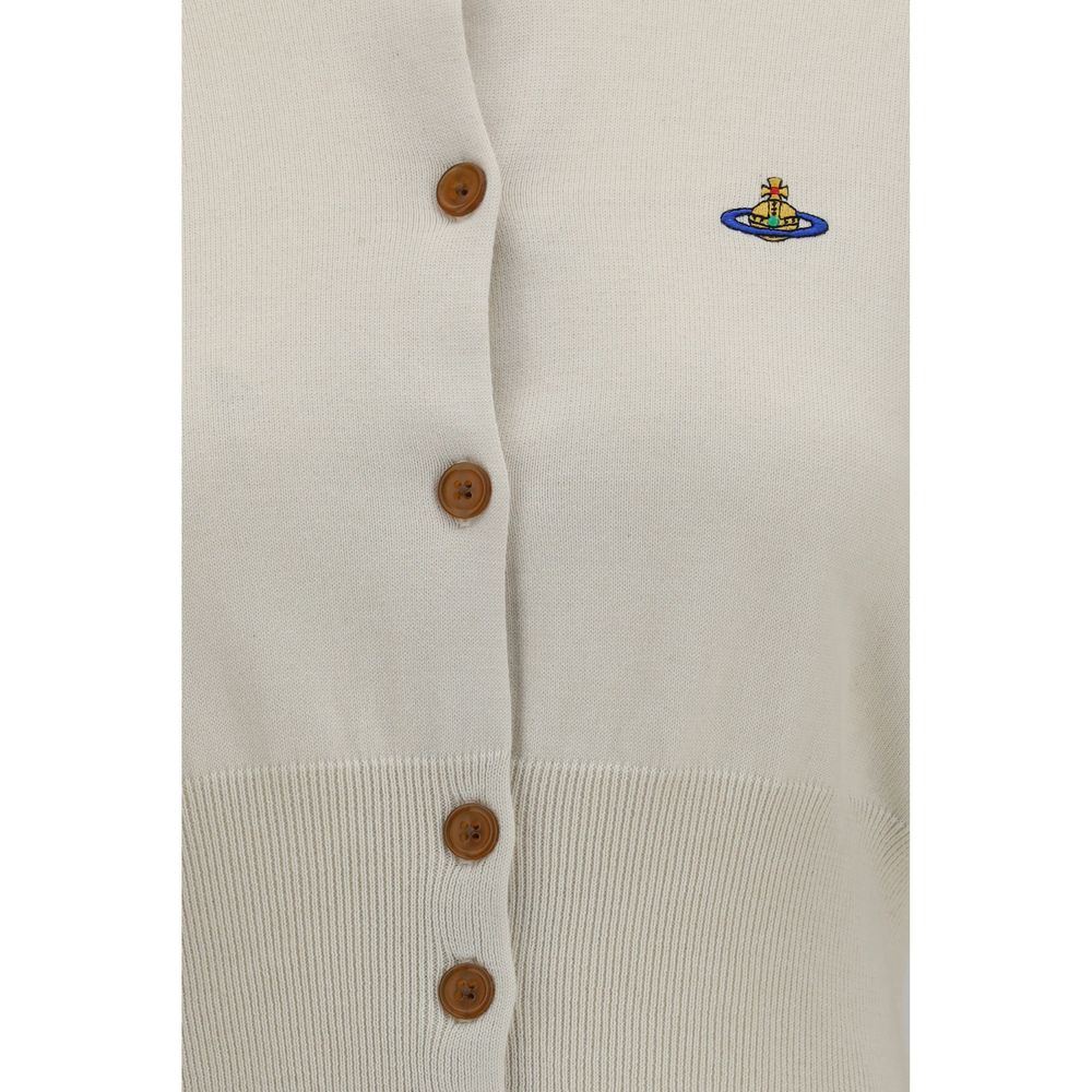 White Cotton Cardigan