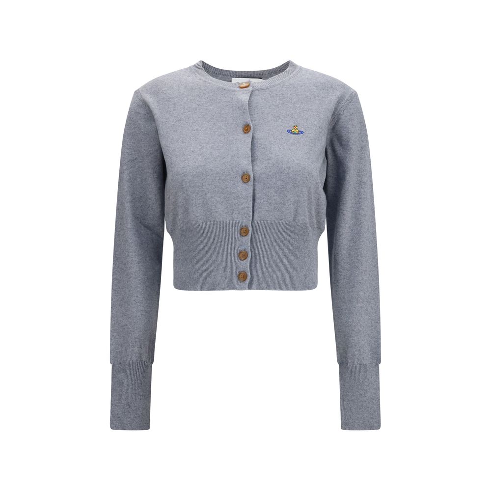 Gray Cotton Cardigan