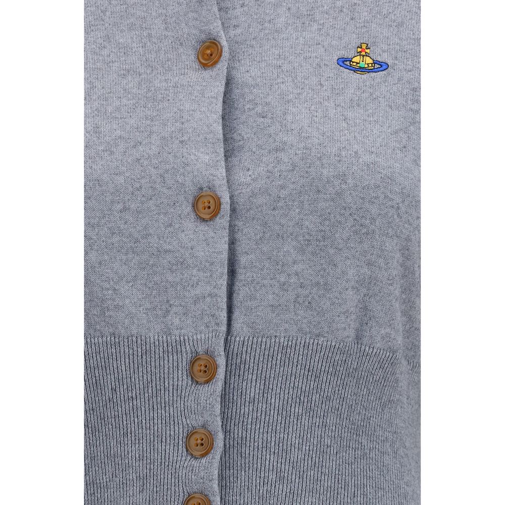 Gray Cotton Cardigan
