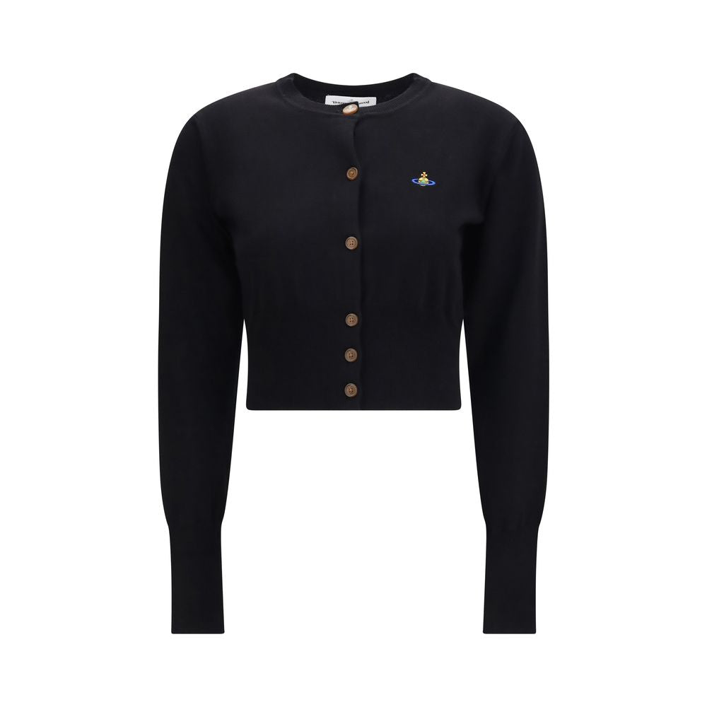 Black Cotton Cardigan
