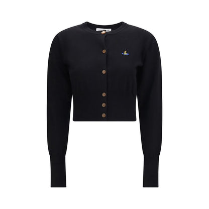 Black Cotton Cardigan