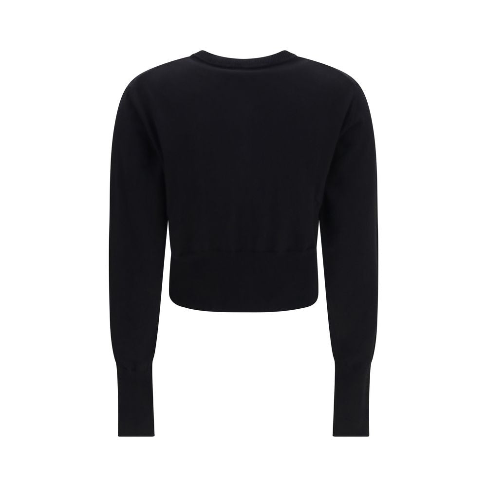 Black Cotton Cardigan