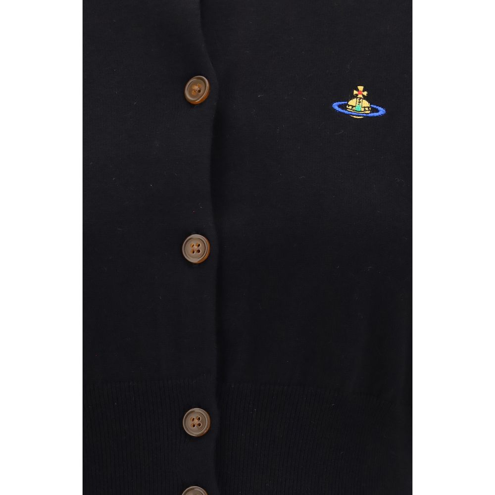 Black Cotton Cardigan