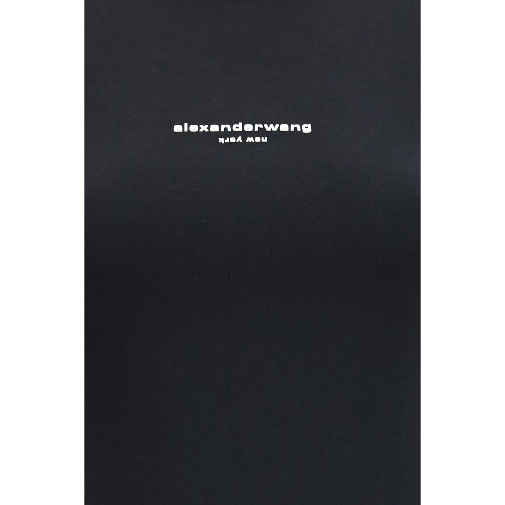 Black Cotton Long Sleeve T-Shirt