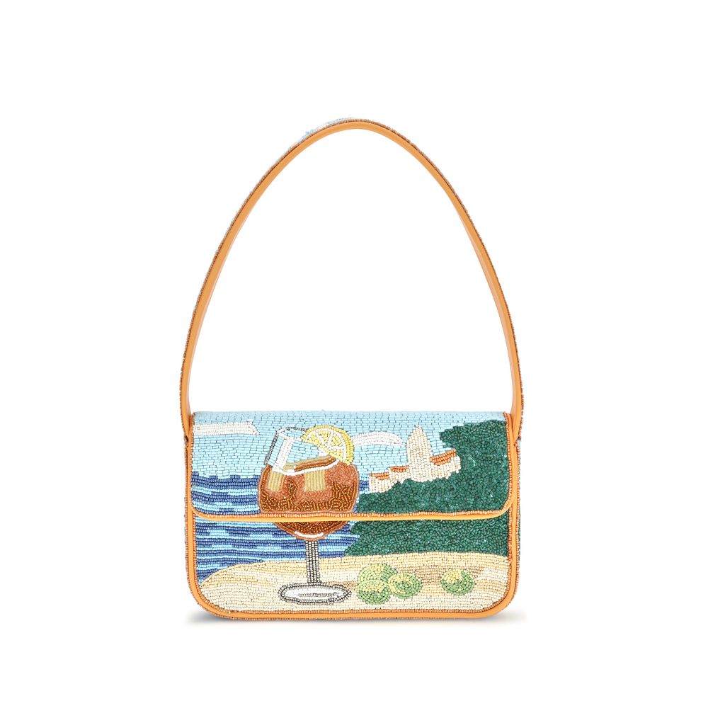 Multicolor Rayon Shoulder Bag