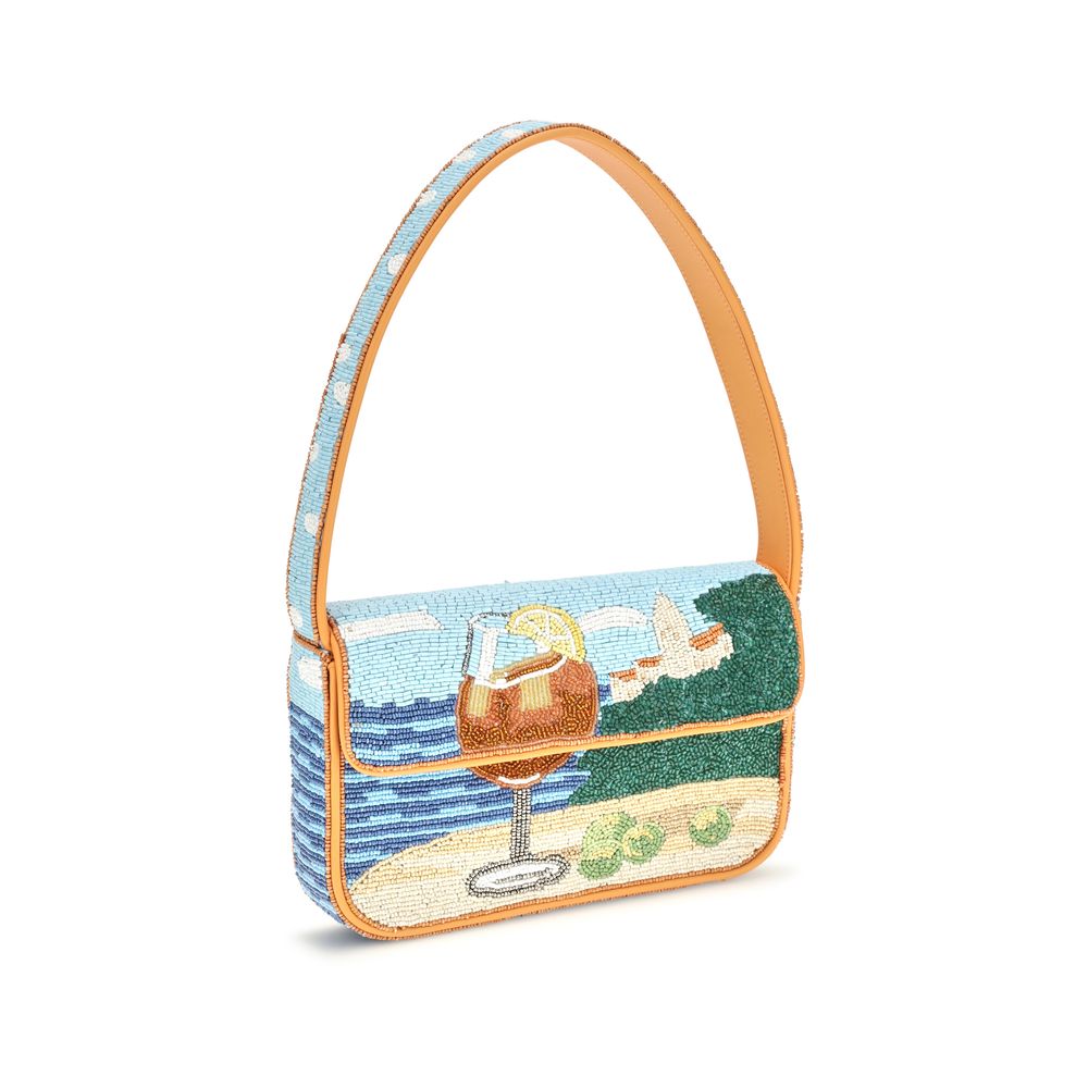 Multicolor Rayon Shoulder Bag