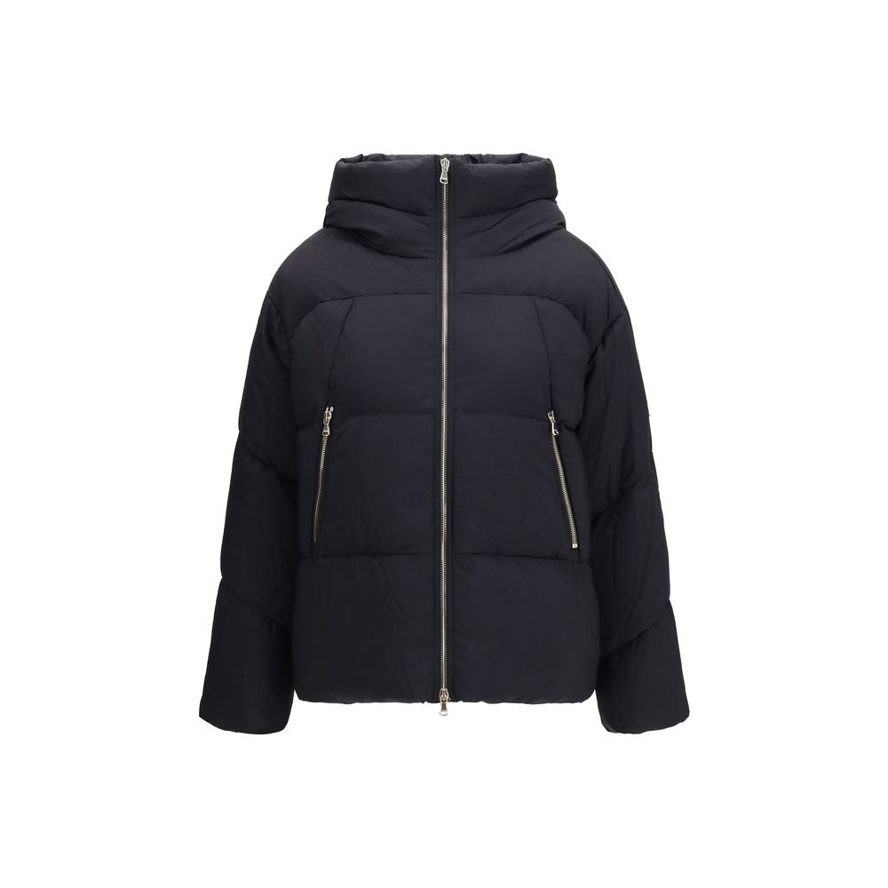 Black Nylon Full-Length Jacket