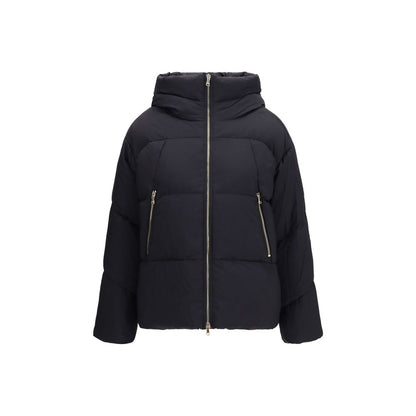 Black Nylon Full-Length Jacket