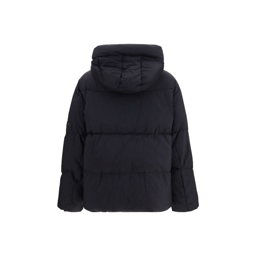 Black Nylon Full-Length Jacket