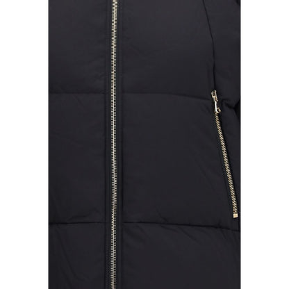 Black Nylon Full-Length Jacket