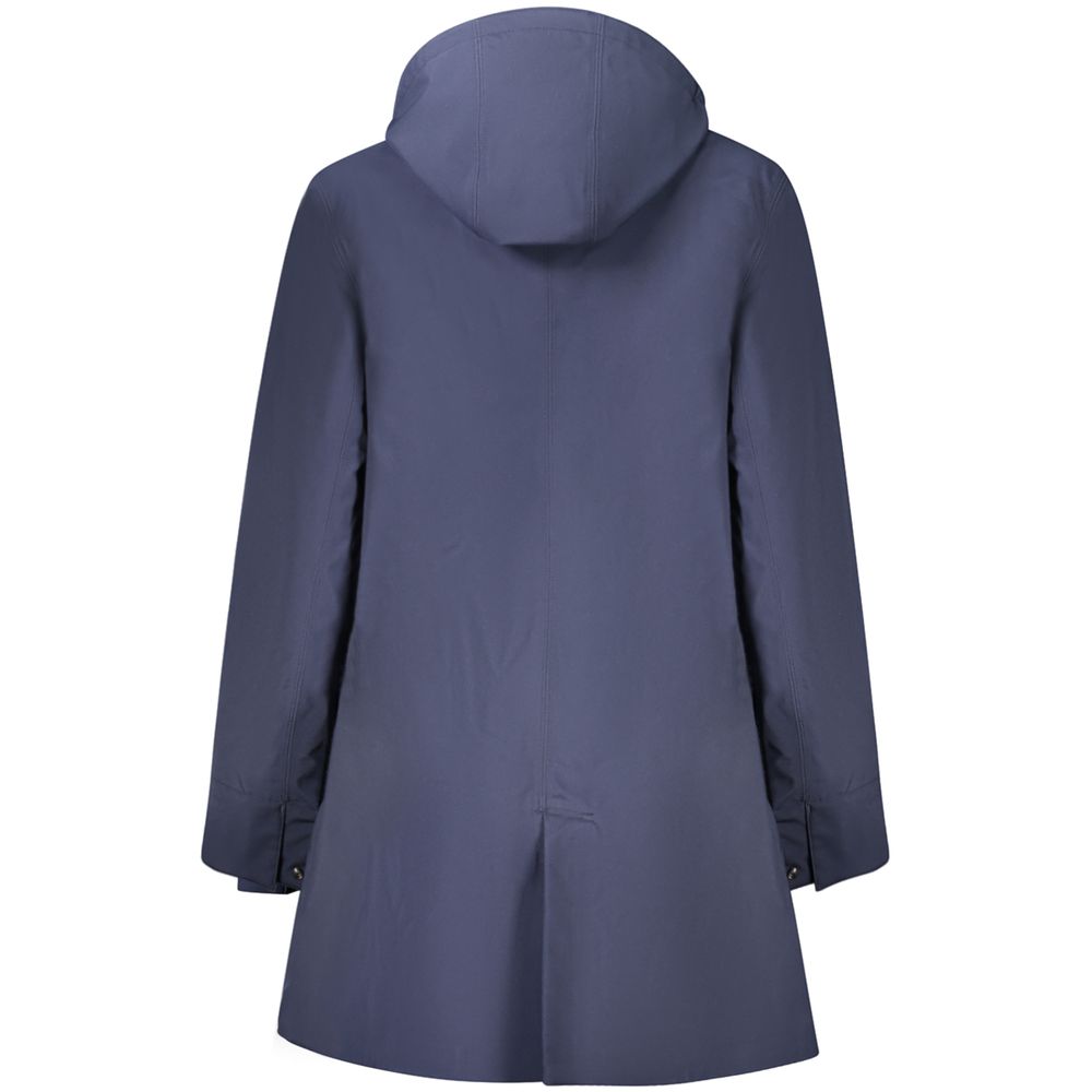 Blue Polyester Womens Jacket