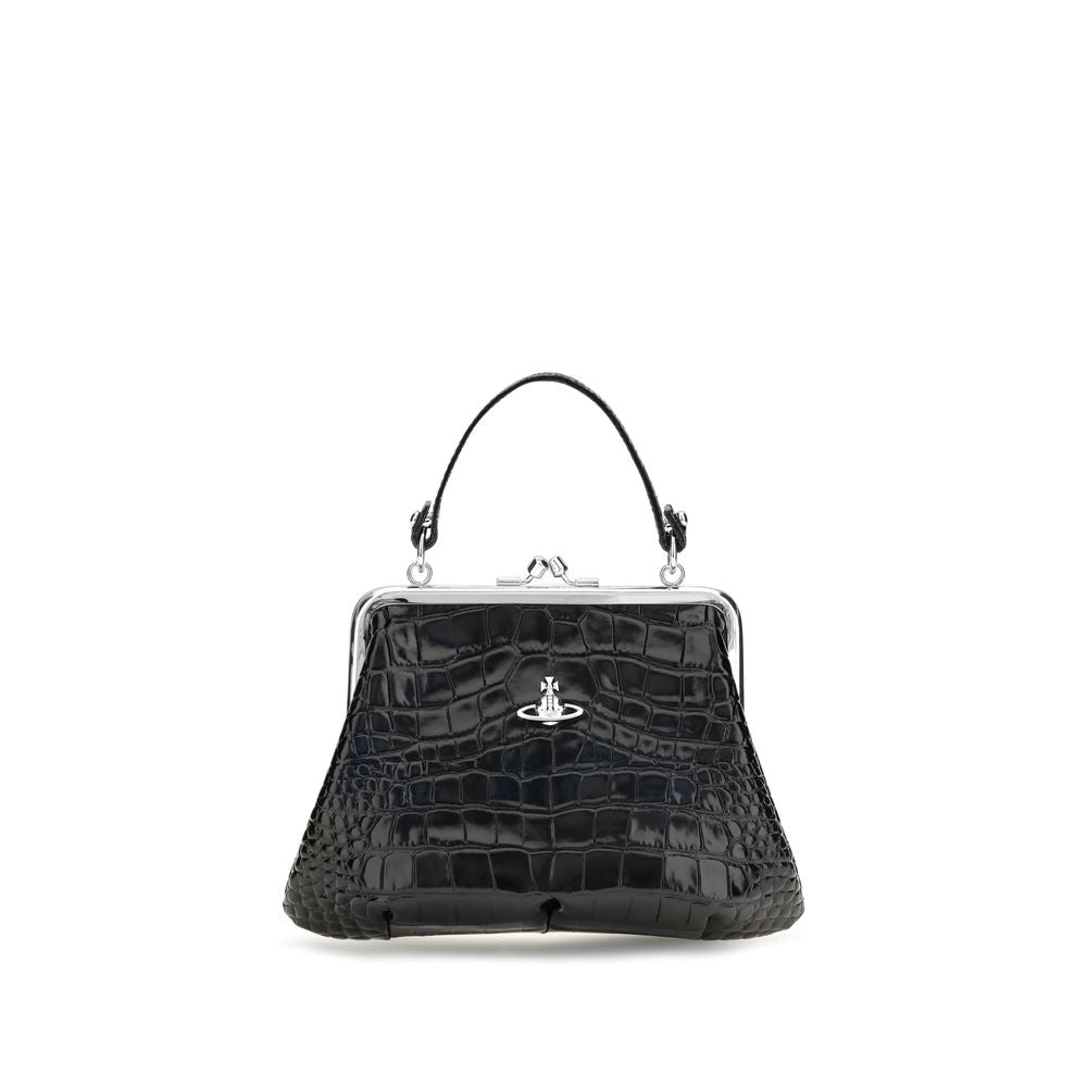 Black Calf Leather Bos Taurus Shoulder Bag