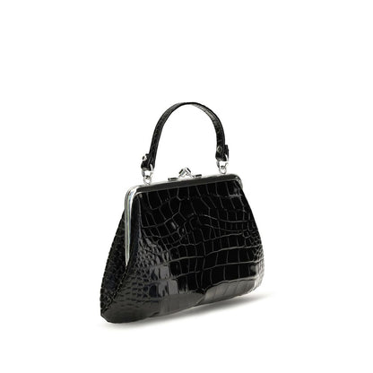 Black Calf Leather Bos Taurus Shoulder Bag