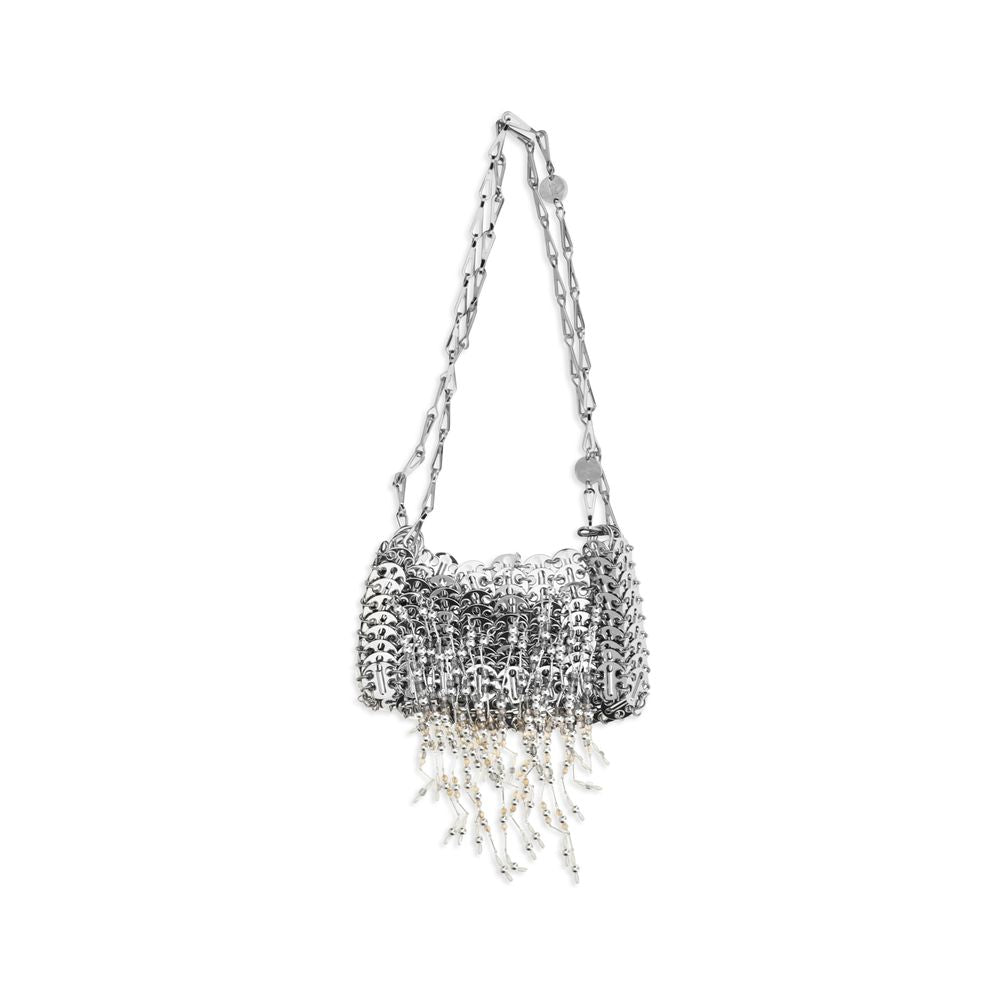 Silver Stainless Steel Shoulder Bag