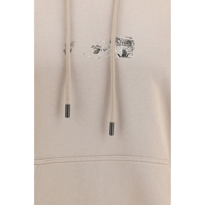 Beige Cotton Sweatshirt