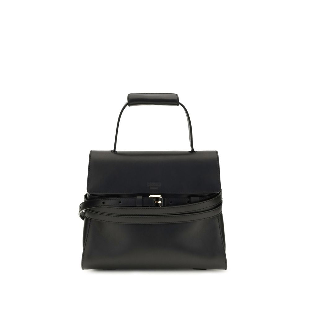 Black Calf Leather Bos Taurus Shoulder Bag