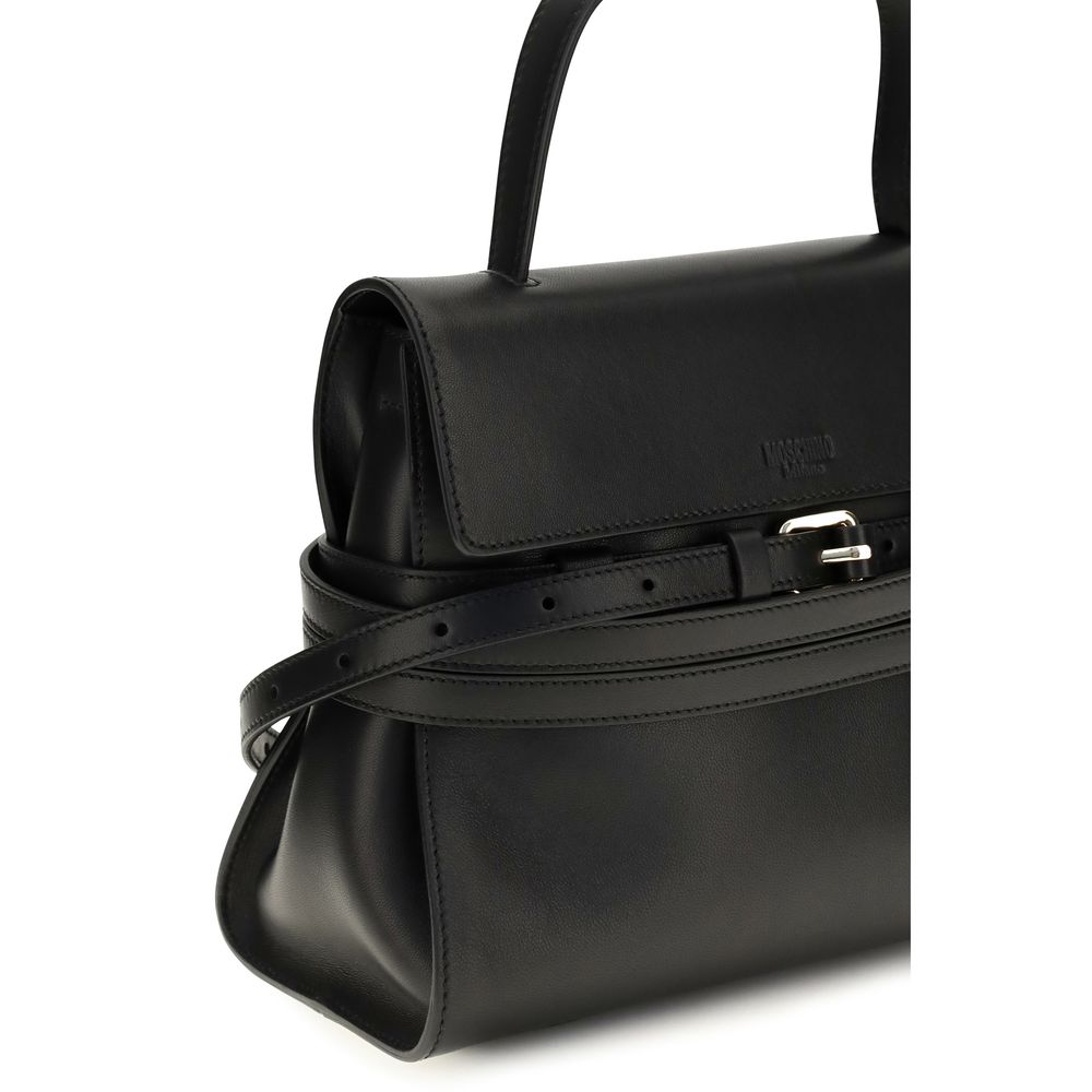 Black Calf Leather Bos Taurus Shoulder Bag