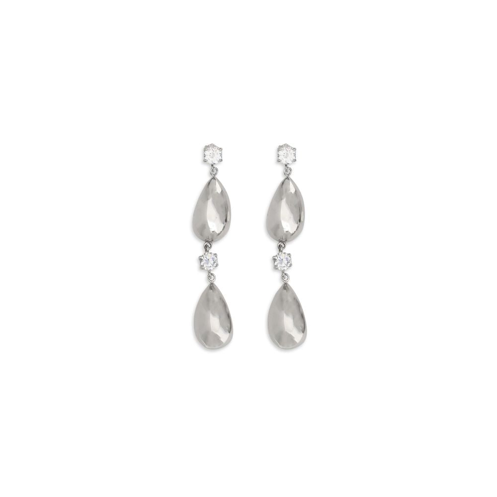 Silver Brass Earrings