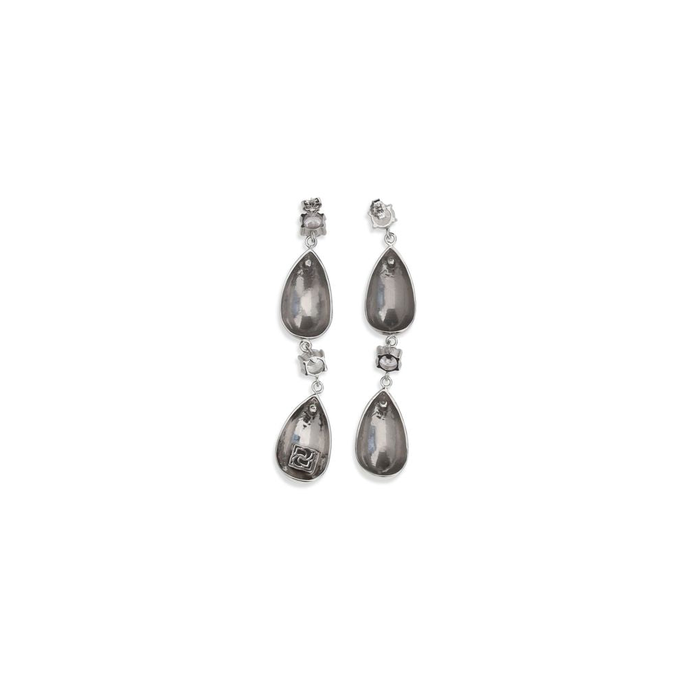 Silver Brass Earrings