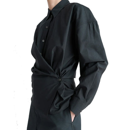 Black Polyamide Shirt