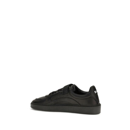 Black Calf Leather Bos Taurus Athletic Sneakers