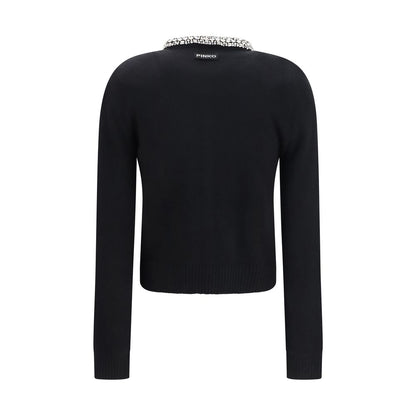 Black Wool Oves Aries Cardigan