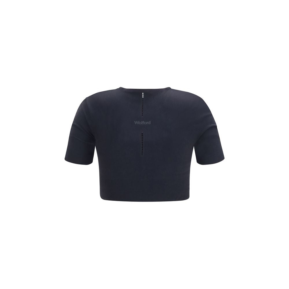 Black Polyamide T-Shirt