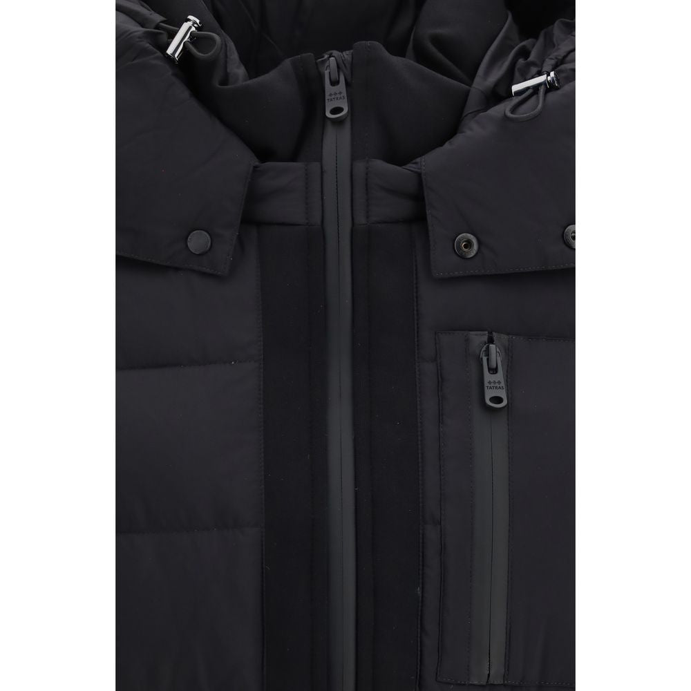 Black Goose Down Full-Length Jacket