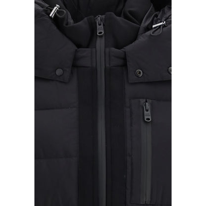 Black Goose Down Full-Length Jacket