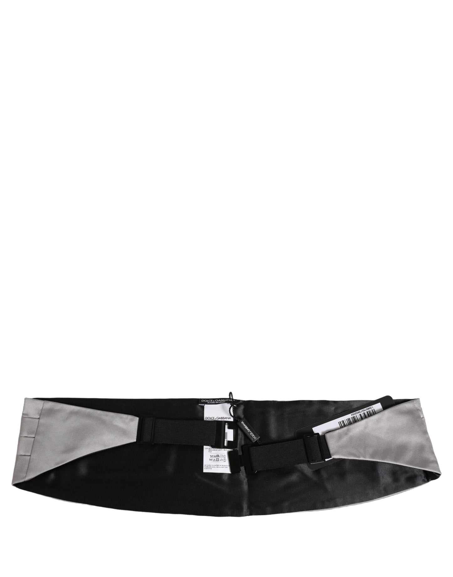 Gray Men 100% Silk Belt Waist Cummerbund