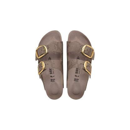 Gray Synthetic Flat Sandals