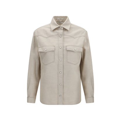 Beige Denim Shirt