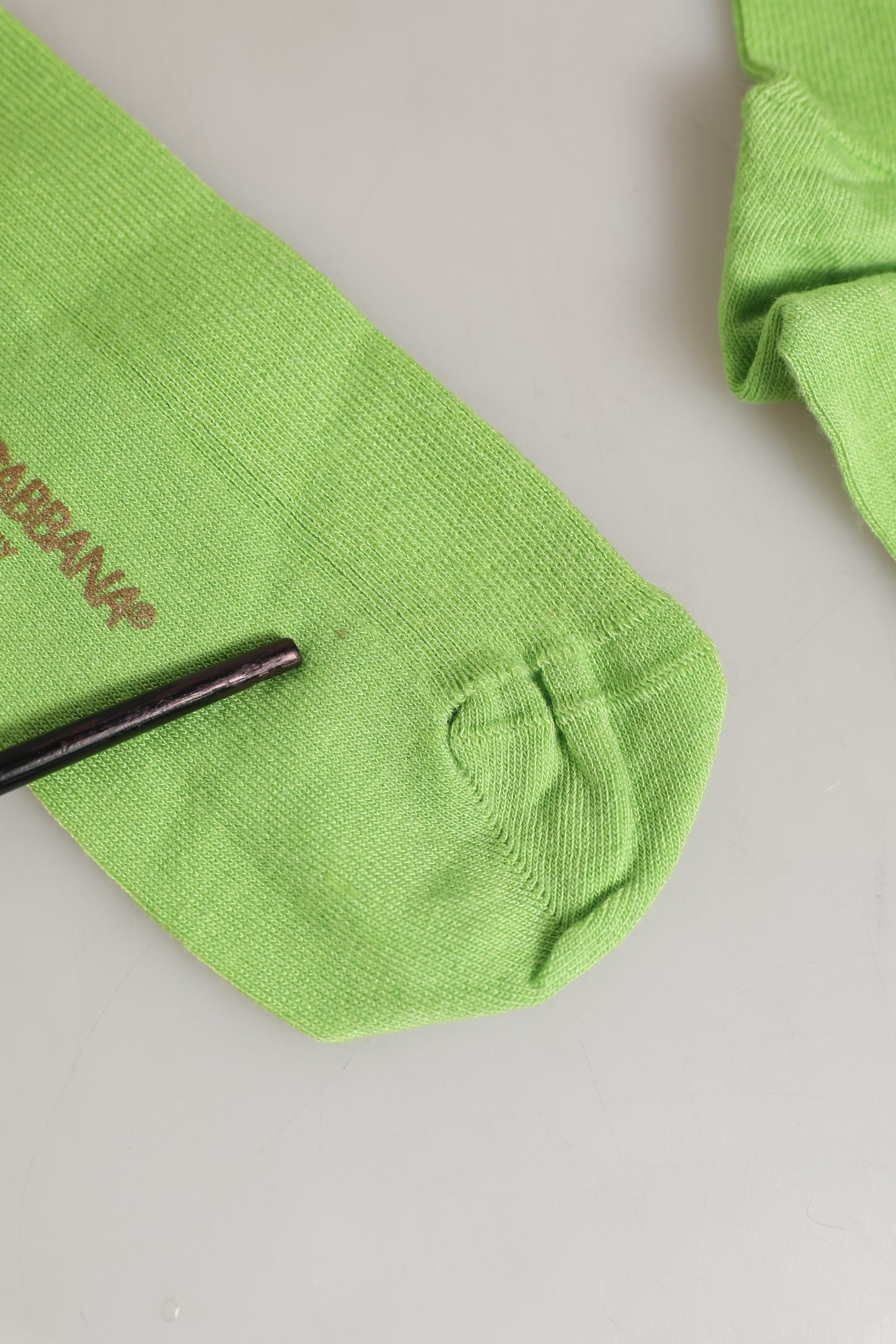 Men Green Viscose Over The Calf Accessory Socks