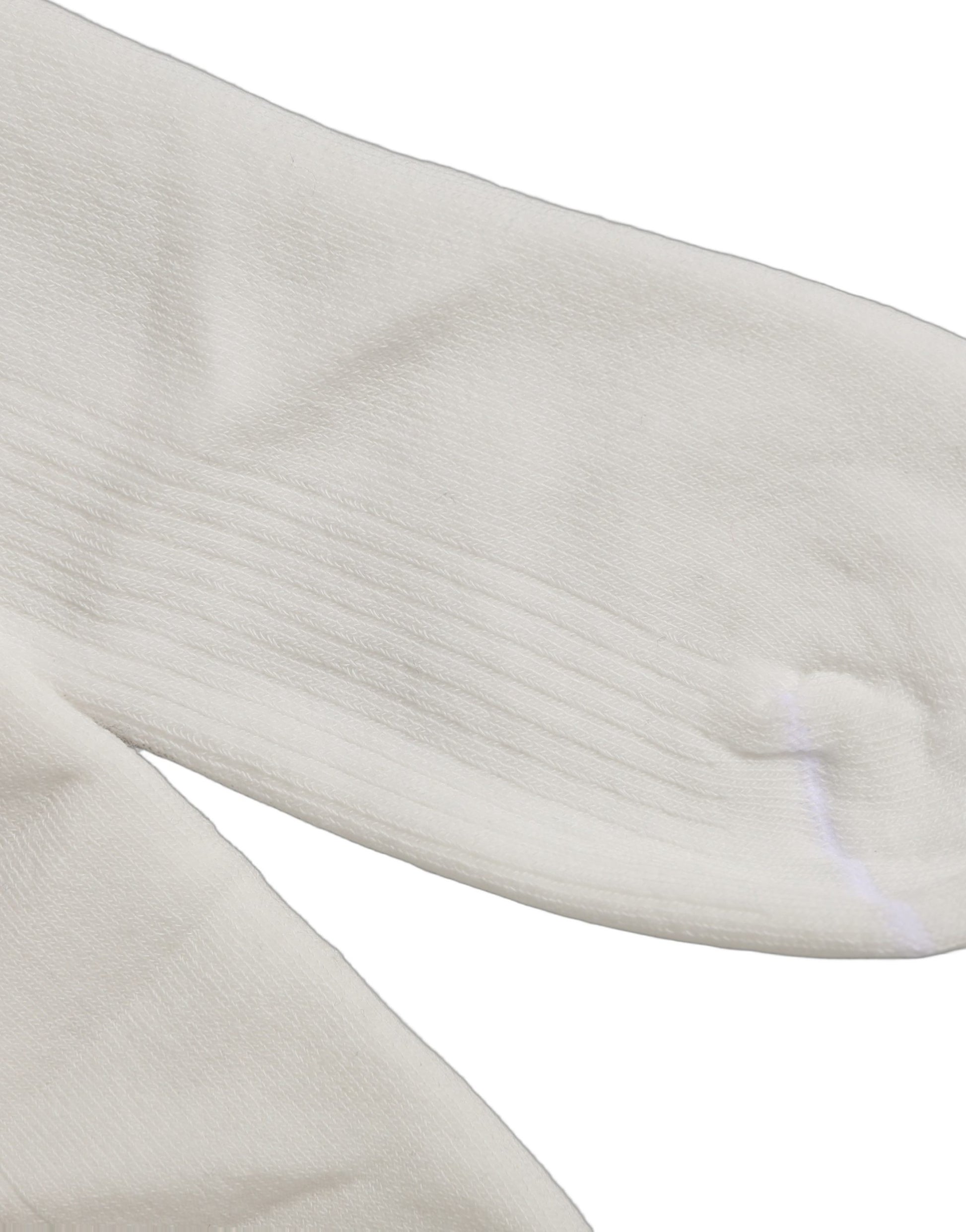 White Cotton DG Logo Mid Calf Accessory Socks